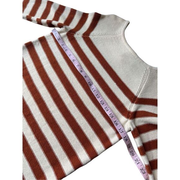 Free People Beach 100% Cotton Striped Renegade Tunic Sweater - Picture 12 of 13